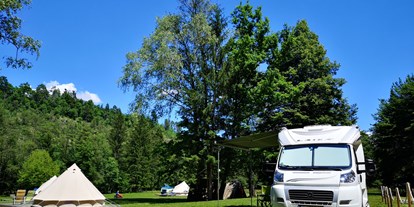 Reisemobilstellplatz - Umgebungsschwerpunkt: Fluss - Slowenien - ECO River Camp