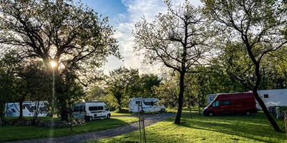 Reisemobilstellplatz - Art des Stellplatz: vor Campingplatz - Slowenien - Kamp David