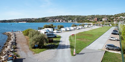 Reisemobilstellplatz - Frischwasserversorgung - Dolenjska & Bela Krajina / Küste und Karst - Stellplatz Marina Portorož