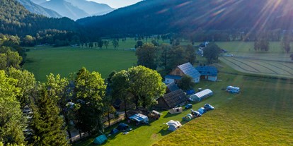 Reisemobilstellplatz - Umgebungsschwerpunkt: Berg - Lesce - Camping Šenkova Domačija