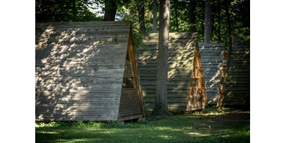 Reisemobilstellplatz - Frischwasserversorgung - Our wooden huts 'Forest bed' - Forest Camping Mozirje