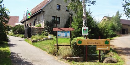 Reisemobilstellplatz - Duschen - Červený Kostelec - Camping Sonov