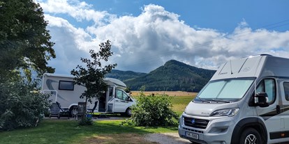 Motorhome parking space - Grauwasserentsorgung - Czech Republic - Camping Bozanov
