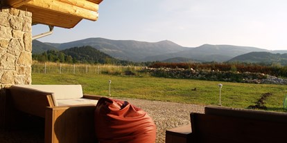 Motorhome parking space - Stara Kamienica - view from the windows - Camp 66