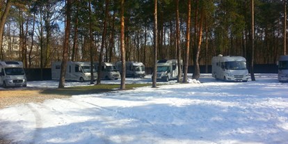 Motorhome parking space - Umgebungsschwerpunkt: Stadt - Poland - Camping Motel Wok nr 90