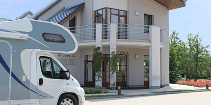 Reisemobilstellplatz - Entsorgung Toilettenkassette - Polen - Camping Wagabunda