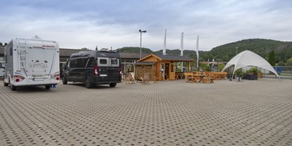 Reisemobilstellplatz - Art des Stellplatz: vor Campingplatz - Sachsen-Anhalt Süd - Bahlmann's Radwelt & Freizeitresort