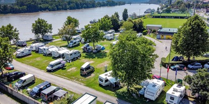 Reisemobilstellplatz - Umgebungsschwerpunkt: Fluss - Niederösterreich - Donau Camping Krems