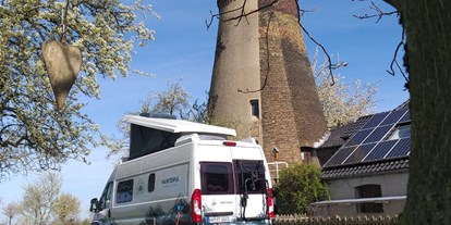 Reisemobilstellplatz - Wohnwagen erlaubt - Sendenhorst - Campen am Mühlturm im Münsterland (Einzelstellplatz)