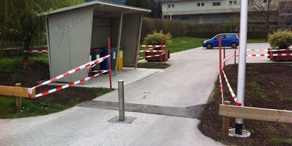 Reisemobilstellplatz - Art des Stellplatz: ausgewiesener Parkplatz - Reit im Winkl - Müllentsorgung - Wohnmobilstellplatz Fischergries