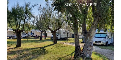 Motorhome parking space - Wohnwagen erlaubt - Campobasso - Area Sosta Costa Verde