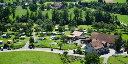 Reisemobilstellplatz - Art des Stellplatz: im Campingplatz - Appenzell - Manser - Ferien beim Bauer in Winden; Luftaufnahme - Manser – Ferien beim Bauer