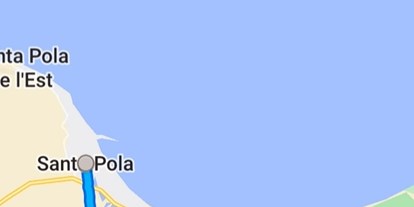 Reisemobilstellplatz - Umgebungsschwerpunkt: Meer - Costa Blanca - Campo am Mittelmeer  bei SANTA POLA 