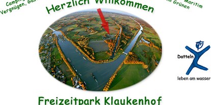 Motorhome parking space - Art des Stellplatz: bei Gewässer - North Rhine-Westphalia - Herzlich Willkommen - Freizeitpark Klaukenhof - Freizeitpark Klaukenhof