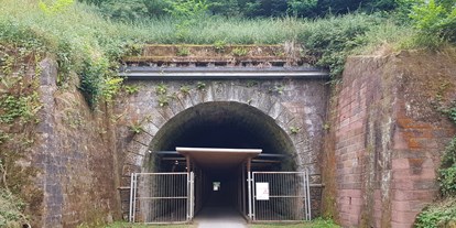 Motorhome parking space - Kirkel - Glan-Blies-Radweg (Tunnel Richtung Waldmohr) - Stellplatz beim Sportplatz
