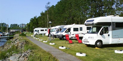 Motorhome parking space - Duschen - Schonen - Stellplatz - Lundåkra Marina