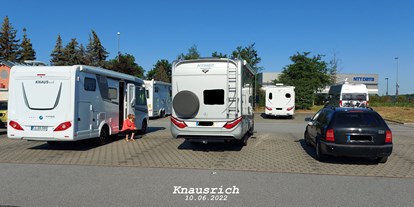 Reisemobilstellplatz - Art des Stellplatz: eigenständiger Stellplatz - Oberlausitz - Parkplatz an der B 96