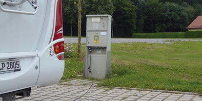 Reisemobilstellplatz - Entsorgung Toilettenkassette - Baden-Württemberg - Stromsäule - Stellplatz Weinbrennerstraße