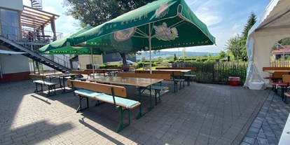 Reisemobilstellplatz - Restaurant - Hessen - angrenzender Biergarten - Zur Quelle