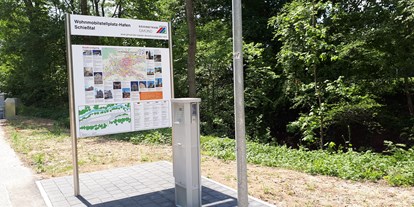 Reisemobilstellplatz - Wohnwagen erlaubt - Wohnmobilstellplatz-Hafen Schießtal Schwäbisch Gmünd 