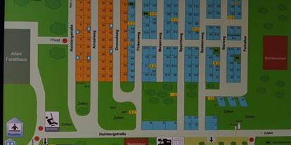 Motorhome parking space - Wohnwagen erlaubt - Lower Saxony - Platzplan - Wohnmobil- und Campingpark Ambergau