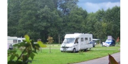 Reisemobilstellplatz - Cottbus - Umsäumt von vielen Bäumen, befinden sich auf mehreren Wiesenflächen 80 Komfortstellplätze für Caravan-und Wohnmobile, nach Bedarf mit Wasser-und Abwasseranschluss - Kneipp- und Erlebniscamping an den Spreewaldfließen