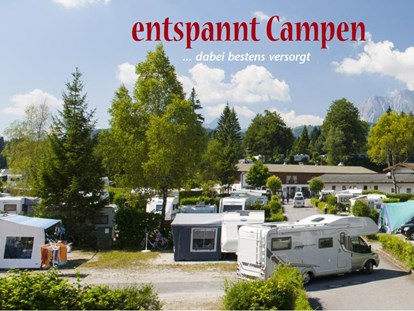 Reisemobilstellplatz - Duschen - Biberwier - In unseren Kompakt- Versorgungssäulen finden Sie alle wichtigen Versorgungsleitungen. - Alpen-Caravanpark Tennsee