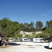 Wohnmobilstellplatz - Aire de Camping Car Fontvieille