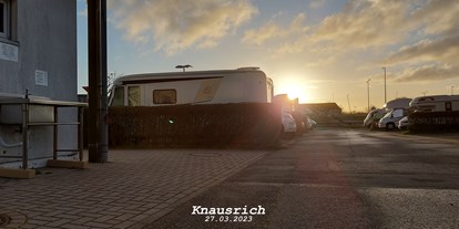 Reisemobilstellplatz - Umgebungsschwerpunkt: Stadt - Nordseeküste - Reisemobilparkplatz Doppelschleuse