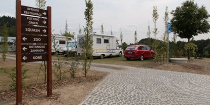 Motorhome parking space - Golf - Czech Republic - Caravan Park Malevil - Caravan Park Malevil
