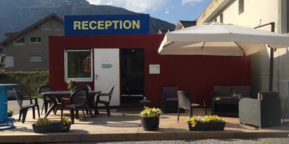 Motorhome parking space - Grauwasserentsorgung - Switzerland - Gotthard Camping Andermatt