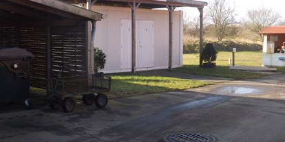Motorhome parking space - Wohnwagen erlaubt - Binnenland - Sanitäre Einrichtungen - Wohnmobilhof Jagel