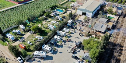 Motorhome parking space - Wintercamping - Spain - La Fabrica Dolores Art Living Events "Adults 14+"