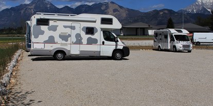 Reisemobilstellplatz - Julische Alpen - Camper stop Cubis