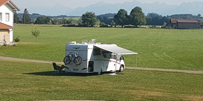 Reisemobilstellplatz - Wohnwagen erlaubt - Region Allgäu - Wohnmobil Stellplätze am Hof Pfefferle