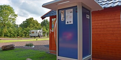 Reisemobilstellplatz - Entsorgung Toilettenkassette - Münsterland - Frischwassersäule - Wohnmobilstellplatz Nordkirchen