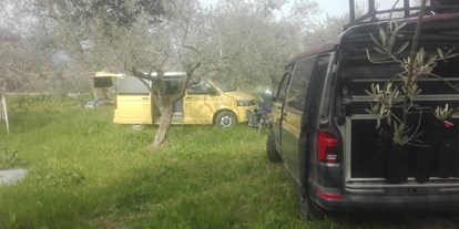 Motorhome parking space - Sicily - Naturcamping im Olivenhain,www.olivenonkel.de 