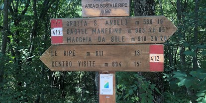 Reisemobilstellplatz - Stromanschluss - Grottazzolina - Viele Wanderwege in der Nähe - Agriturismo Il Masso