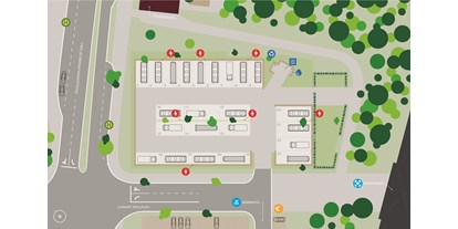 Motorhome parking space - Umgebungsschwerpunkt: Stadt - Franken - Lageplan - Reisemobilstellplatz Bambados