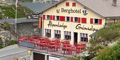 Reisemobilstellplatz - WLAN: nur um die Rezeption vorhanden - Binn - Alpenlodge Grimselpass
Bergrestaurant Plänggerli - Stellplatz Alpenlodge Grimselpass 