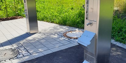 Motorhome parking space - Frischwasserversorgung - Oberbayern - Be- und Entsorgungsstation, Quelle: Stadt Penzberg - Berghalde Penzberg