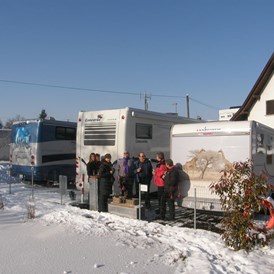 Wohnmobilstellplatz: Auch im Winter haben wir geöffnet. - MINI -Stellplatz in Dornbirn