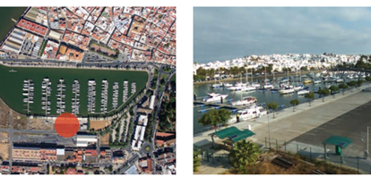 Motorhome parking space - Umgebungsschwerpunkt: Strand - Andalusia - Autocaravanas Puerto de Ayamonte 