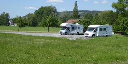 Reisemobilstellplatz - Wohnwagen erlaubt - Franken - Stellplatz im Saaletal, 97725 Langendorf