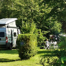 Wohnmobilstellplatz: Camping Fuldaschleife-Bulliplätze - Camping Fuldaschleife
