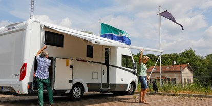 Reisemobilstellplatz - Grauwasserentsorgung - Frankreich - (c)Gilles_Pecqueur - Aire d'accueil de camping-cars Sarreguemines