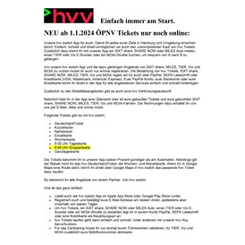 Wohnmobilstellplatz: Wichtige Info zum Hamburger ÖPNV, heißt HVV - Hamburg - Hausbruch ( privater Stellplatz )