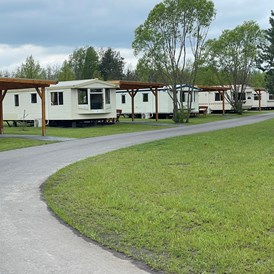 Wohnmobilstellplatz: Mobilheime sind sehr schön - Camp Casel - Das Feriendorf für Camping und Wohnen am Gräbendorfer See