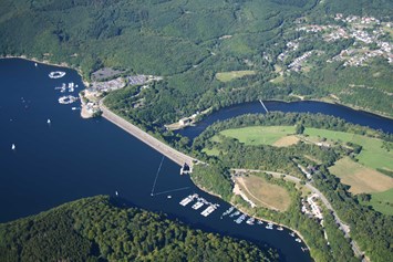 Wohnmobilstellplatz: Staudamm Schwammenauel Rursee - Wohnmobilhafen Heimbach