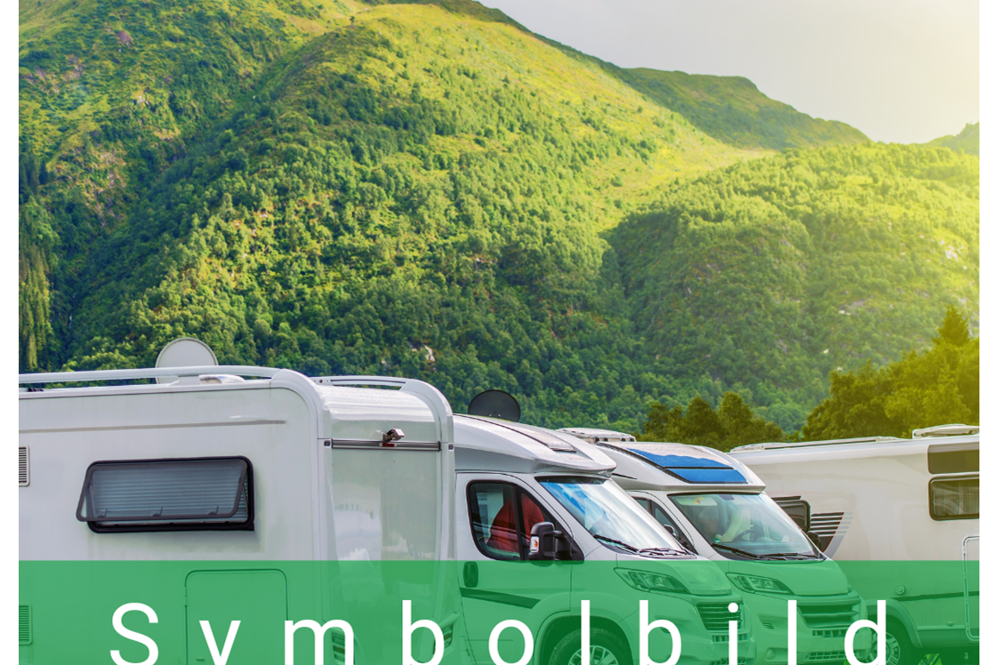 Wohnmobilstellplatz: Symbolbild - Camping, Stellplatz, Van-Life - Forellencamp